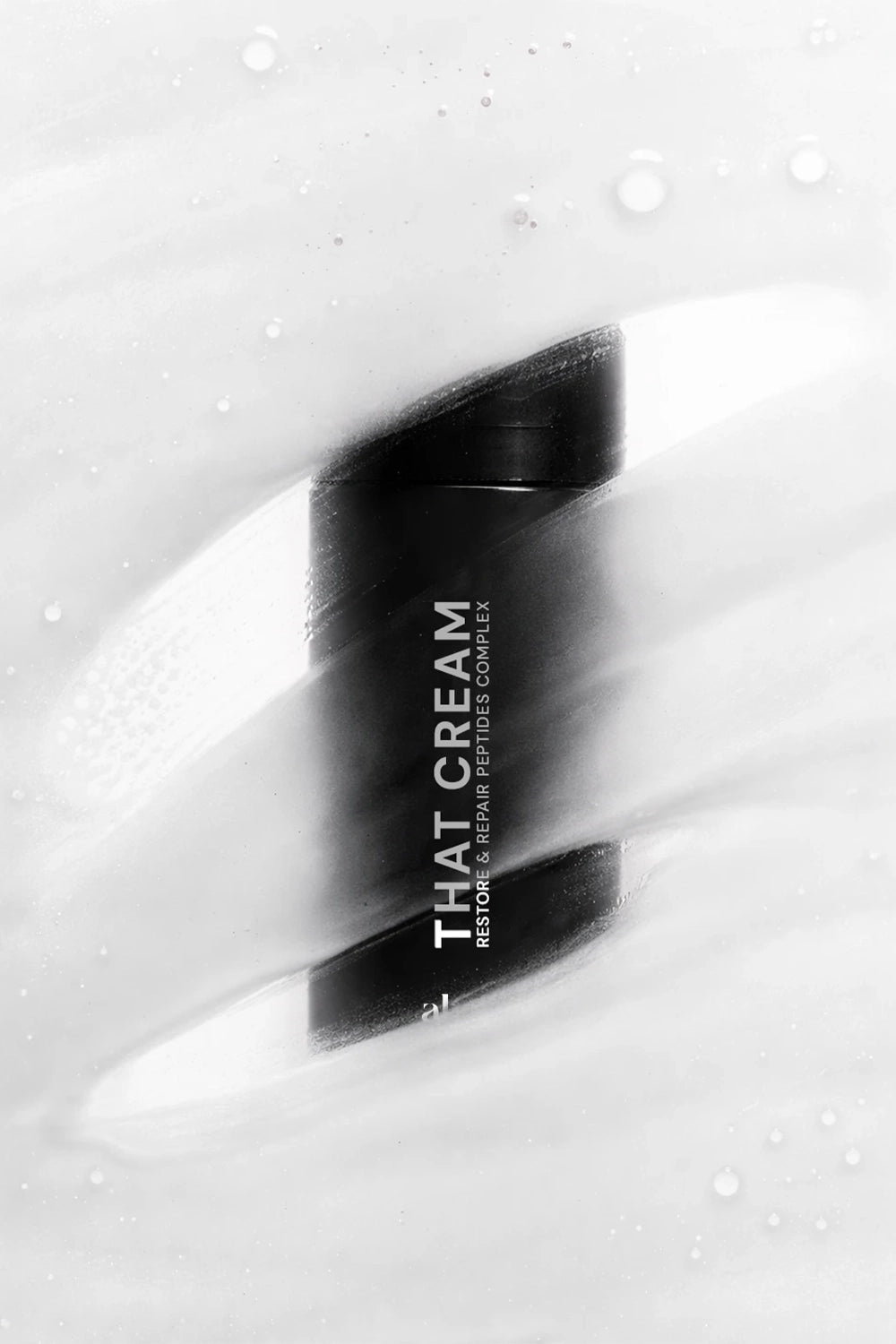 Peptide moisturiser and barrier repair and support cream