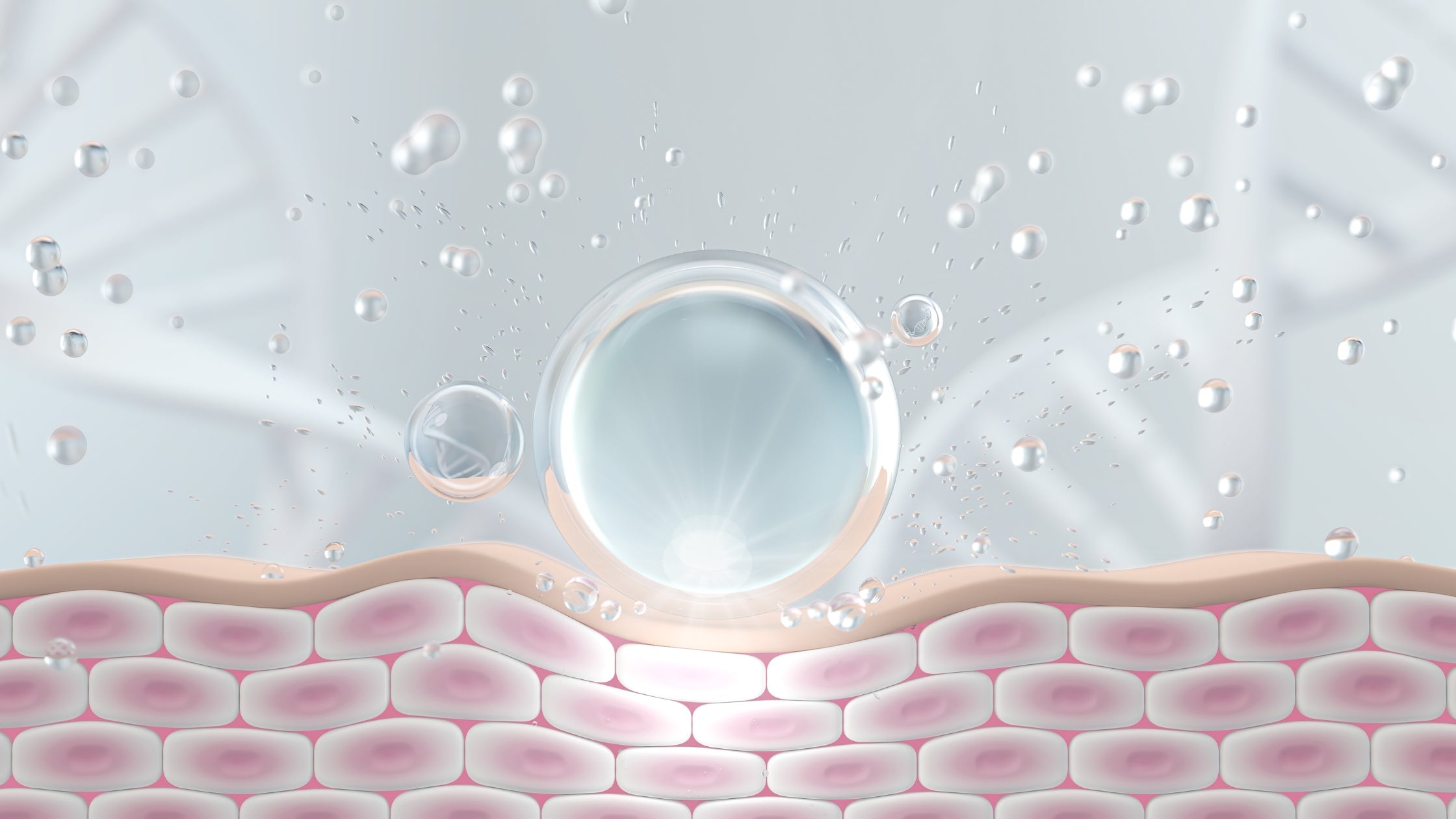 Skincare routine supporting collagen and skin elasticity